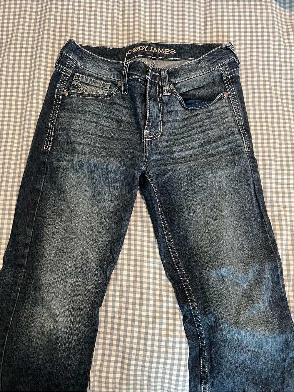 Cody James slim boot cut jeans